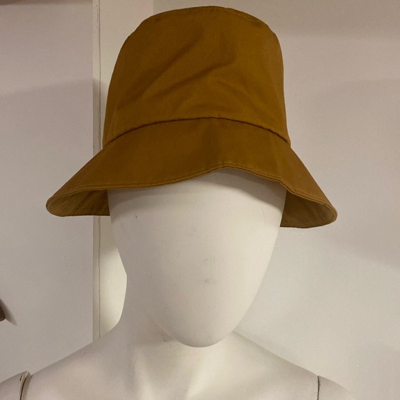 Mustard yellow vintage Union tag bucket hat small head or child - Picture 1 of 3